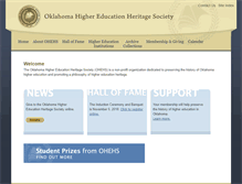 Tablet Screenshot of ohehs.org